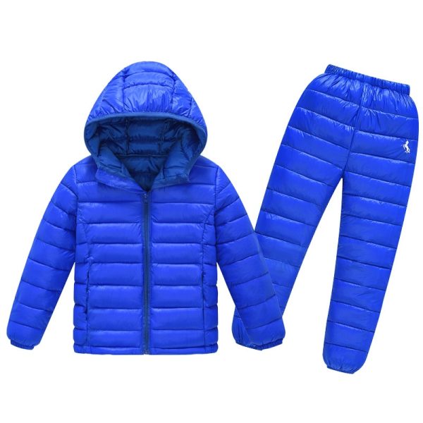 Combinaison De Ski Enfant - Imperméable Et Chaude - Avec Capuche - Pour Garçons Et Filles 5-10 Ans
